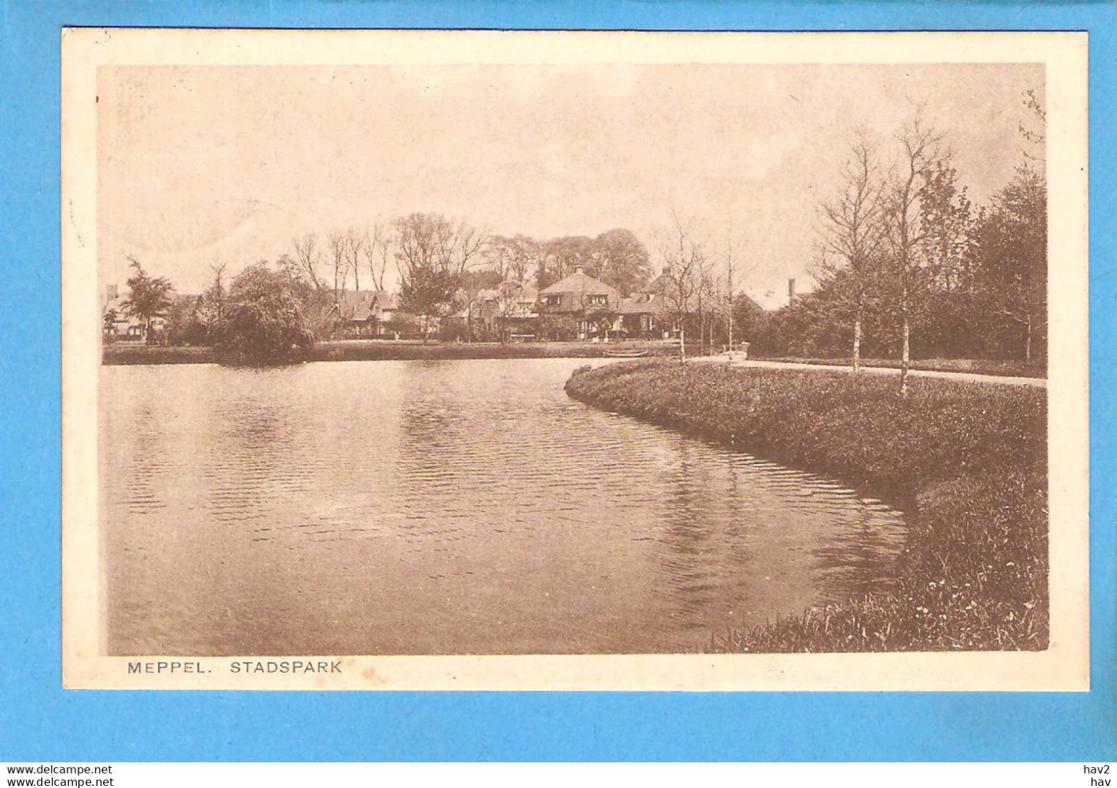 Meppel Gezicht Op Stadspark 1937 RY53677 - Meppel