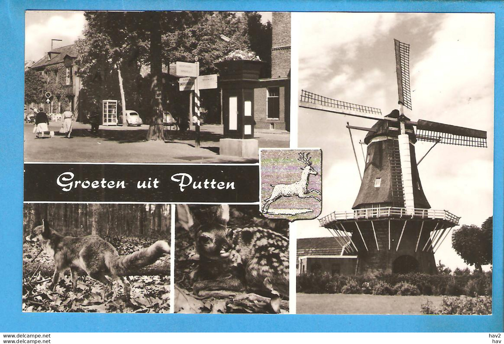 Putten Groeten Uit 4-luik Met Molen RY51416 - Putten