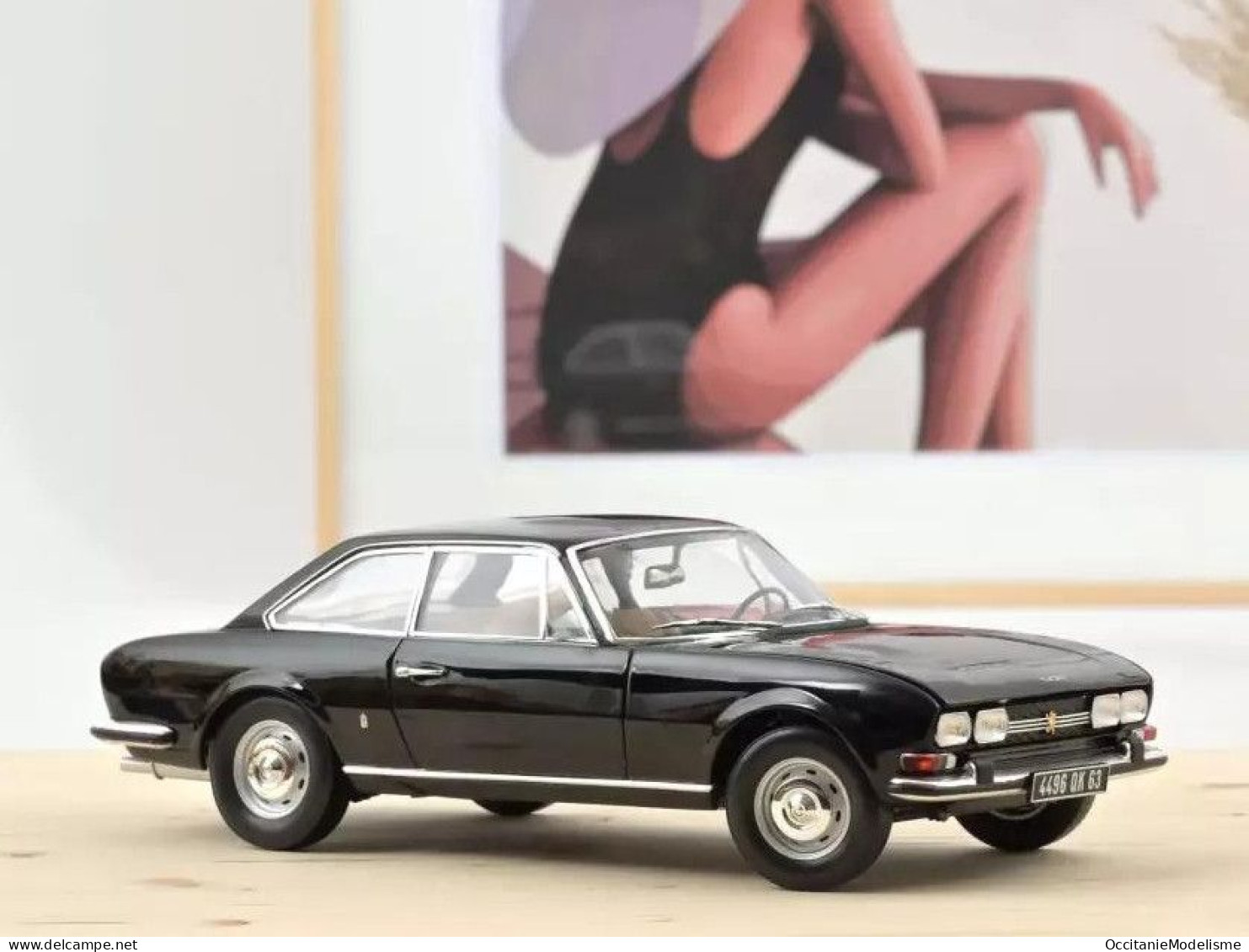 Norev - PEUGEOT 504 COUPE 1972 Noir Réf. 184816 Neuf NBO 1/18 - Norev