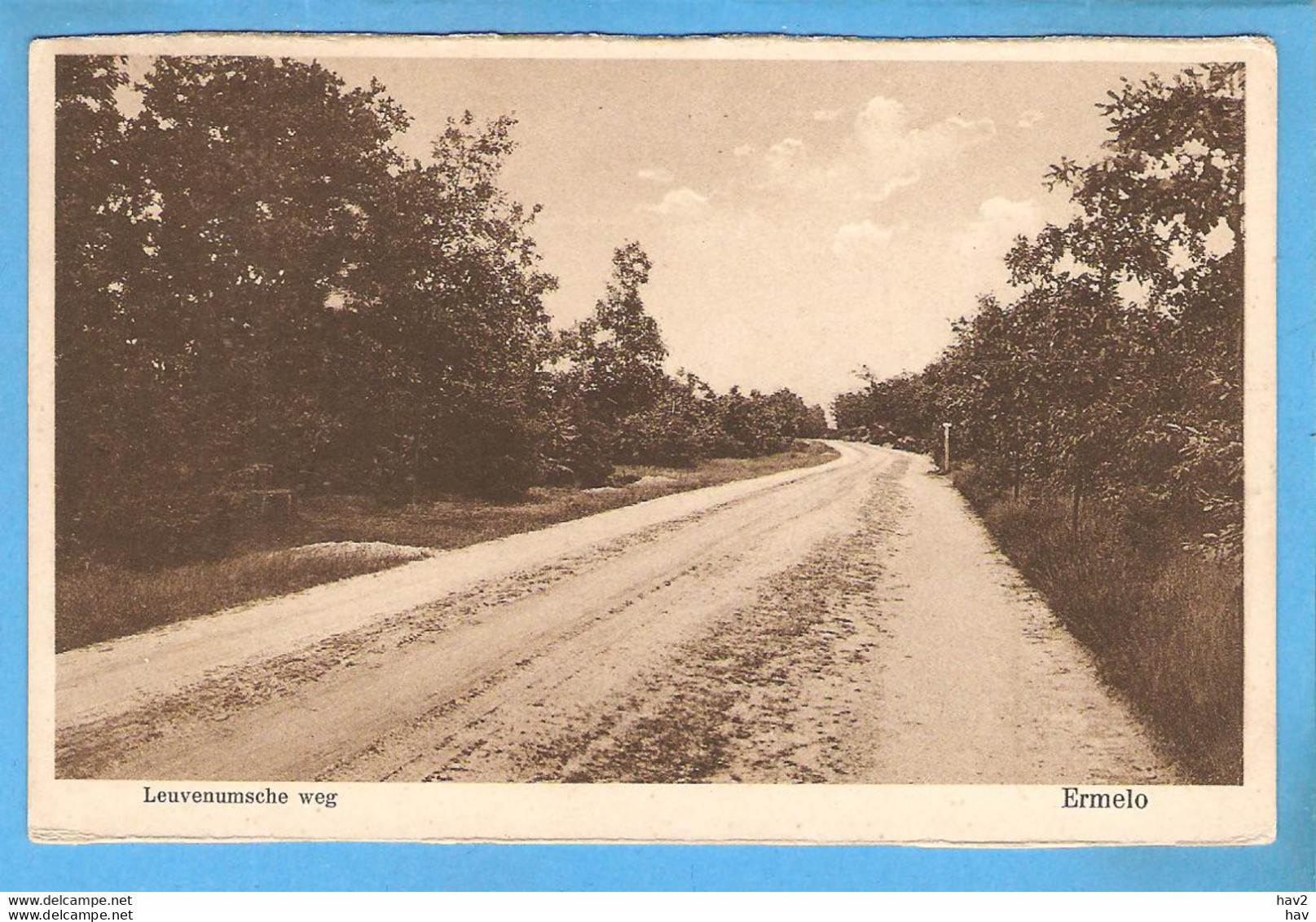 Ermelo Leuvenumsche Weg 1930 RY54796 - Ermelo