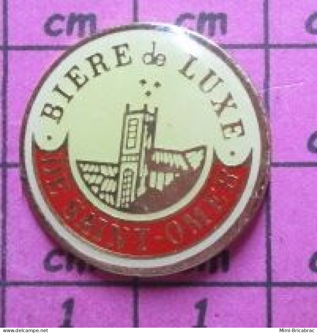 1115A Pin's Pins : BEAU ET RARE : BIERES / BIERE DE LUXE DE SAINT OMER - Beer