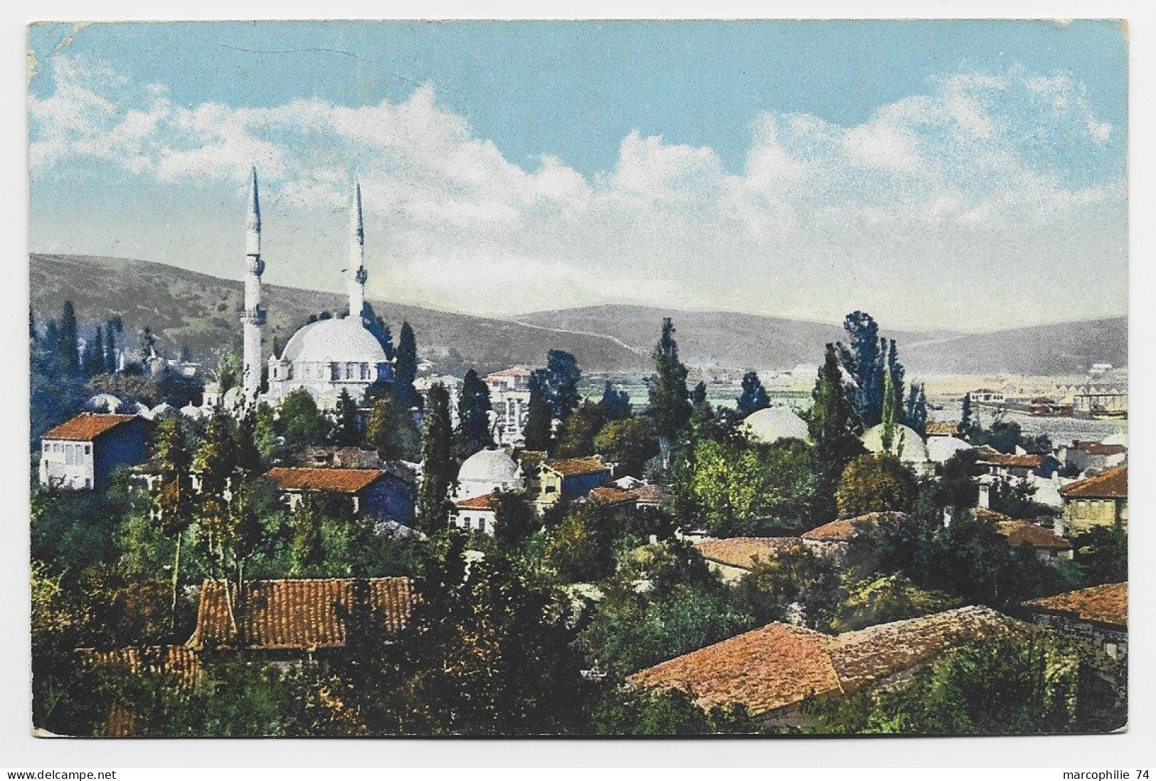 TURKEY TURQUIE 20 PARA +1G+6G CARTE HOTEL TOKATLIAN PERA 1929 TO FRANCE - Brieven En Documenten