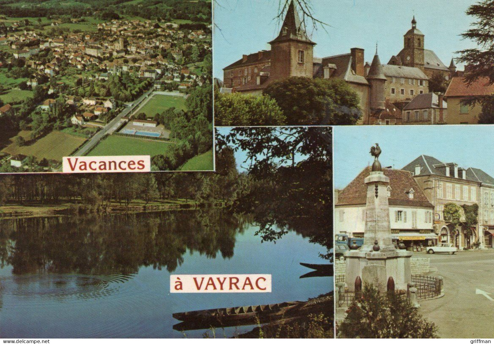 VAYRAC VUE GENERALA LE CHATEAU DELPIERRE LE CERISIER LE CENTRE DE VAYRAC CPSM GM TBE CPSM GM TBE - Vayrac