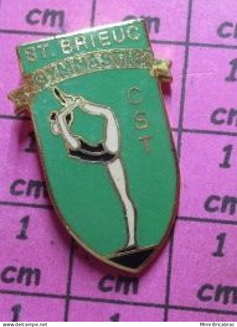 1115A Pin's Pins / Beau Et Rare / SPORTS / GYMNASTIQUE FEMININE CLUB CST ST BRIEUC BRETAGNE - Gymnastique