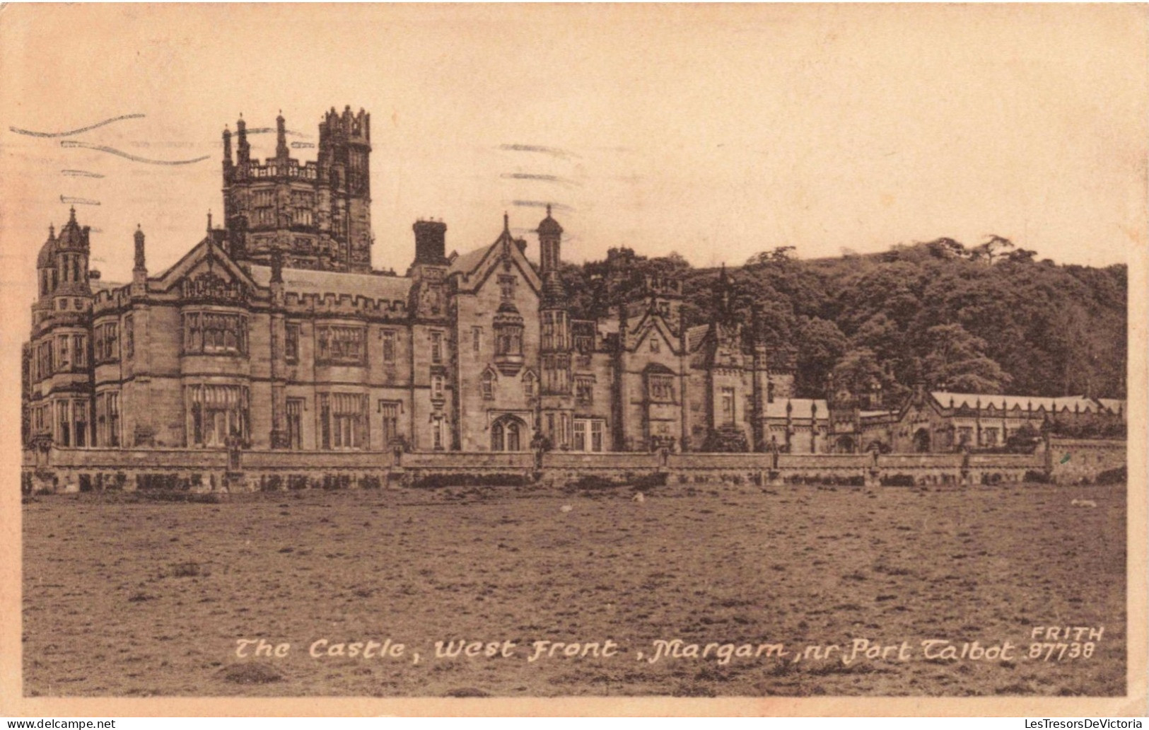 ROYAUME UNI - The Castle, West Front, Margam - Neath Port Talbot - Carte Postale Ancienne - Altri & Non Classificati