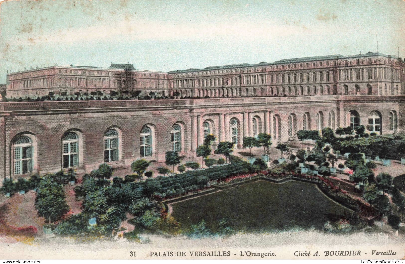 FRANCE - Palais De Versailles - L'Orangerie - Colorisé - Carte Postale Ancienne - Versailles (Schloß)