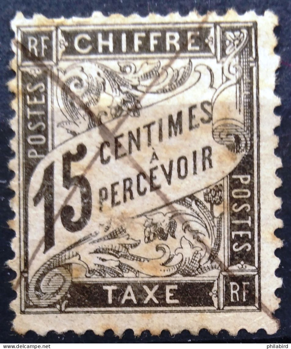 FRANCE                      TAXE 16                      OBLITERE - 1859-1959 Afgestempeld