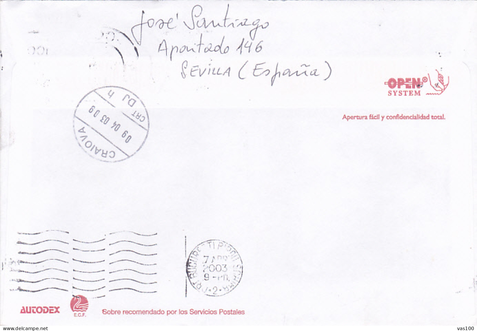 SCHOOL, BRIDGE, CATHEDRAL STAMPS ON COVER, 2003, SPAIN - Covers & Documents