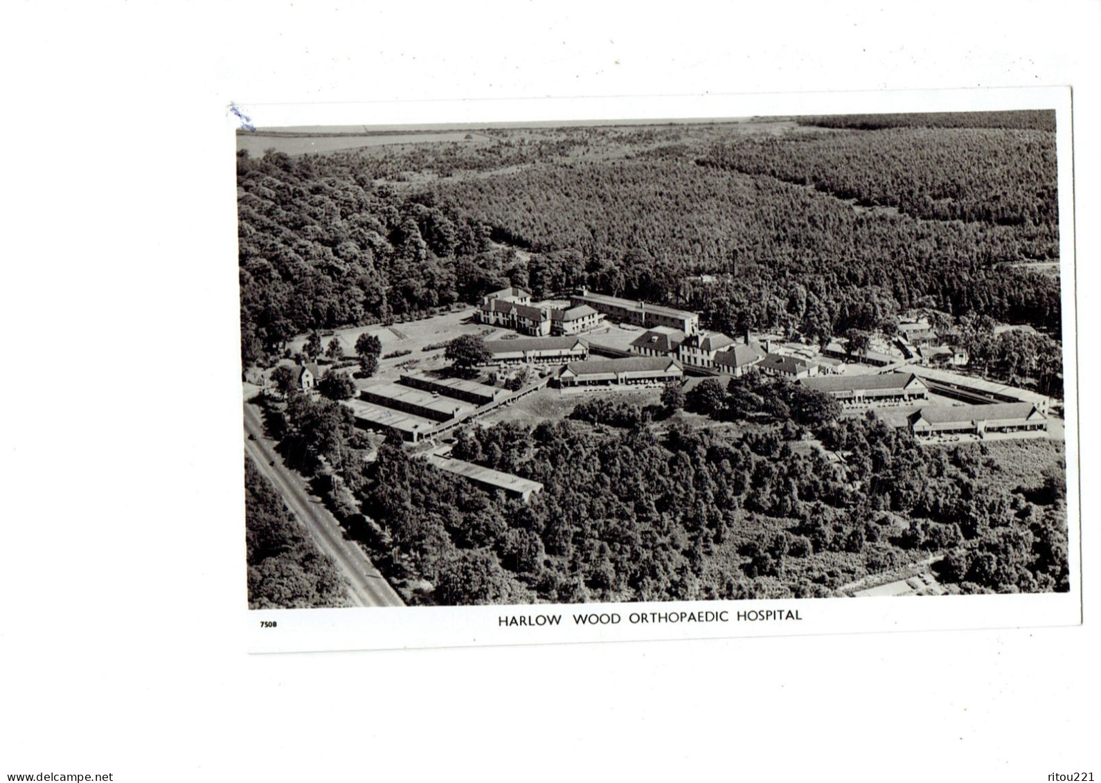 Cpm - HARLOW WOOD ORTHOPAEDIC HOSPITAL. AERIAL VIEW - 7508 - Andere & Zonder Classificatie