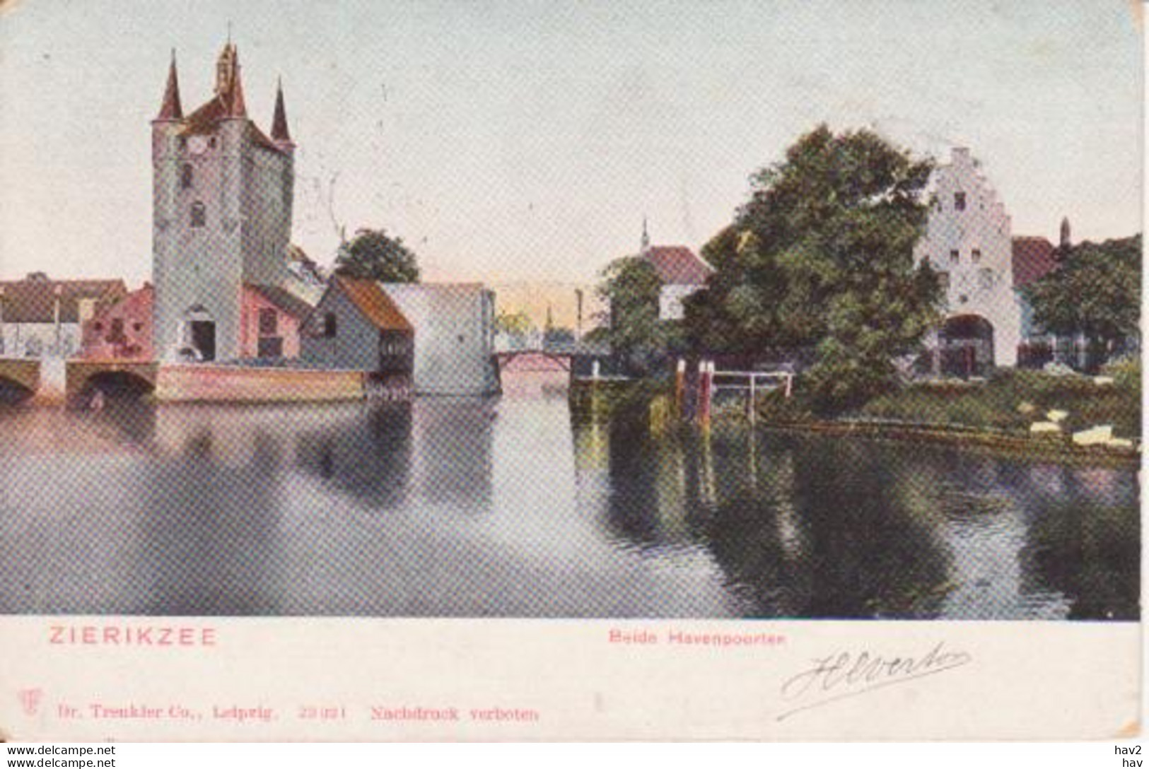 Zierikzee Beide Havenpoorten Ca. 1914 RY 9023 - Zierikzee