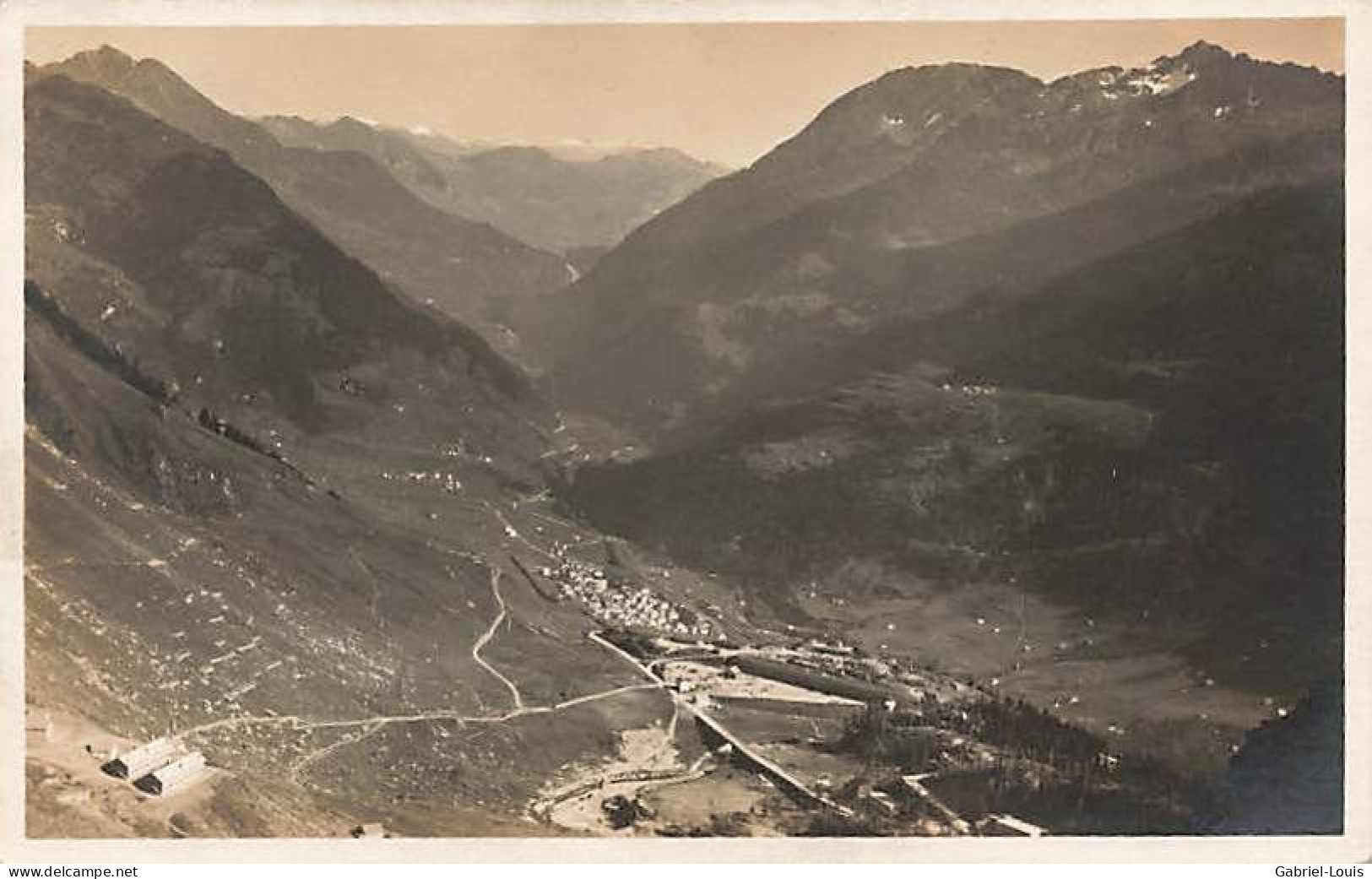 Blick G. Motto Bartola Airolo Und Tessintal - Airolo