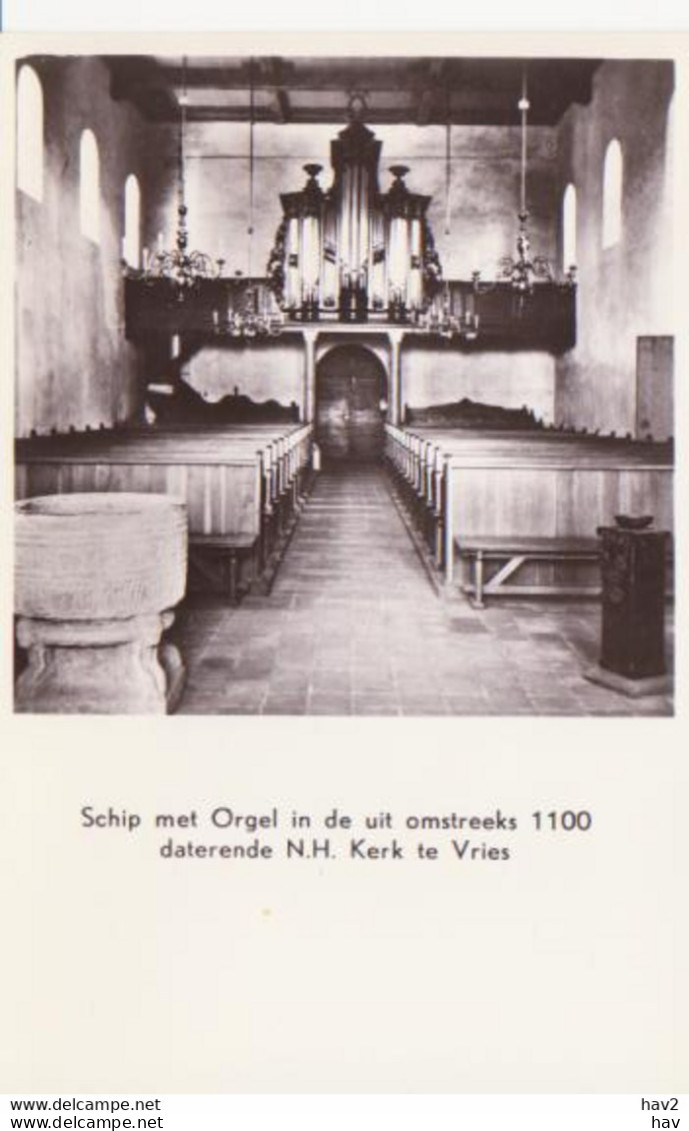 Vries N.H. Kerk Schip Met Orgel RY 4547 - Vries