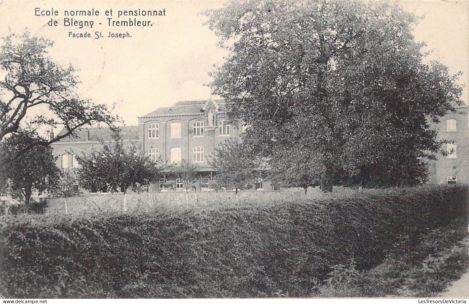 BELGIQUE - Blégny - Ecole Normale Et Pensionnat De Blegny - Trembleur - Façade St. Joseph - Carte Postale Ancienne - Blégny