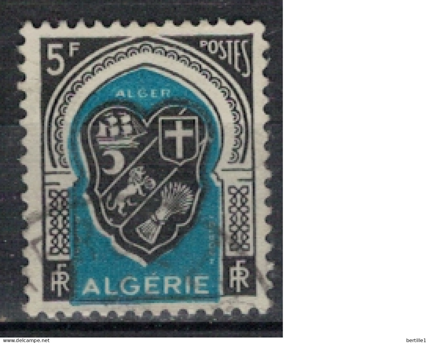 ALGERIE      N°  YVERT  268  ( 1 ) Oblitéré ( OB 11/45   ) - Gebraucht