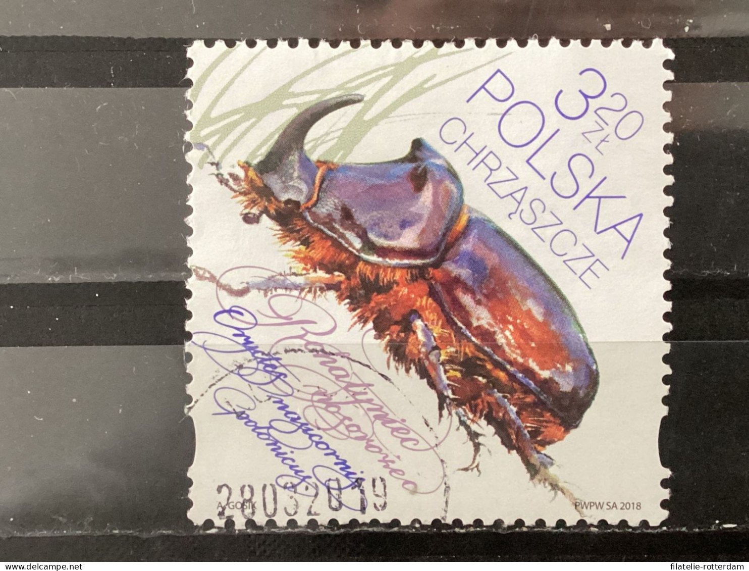 Polen / Poland - Insecten (3.20) 2018 - Used Stamps