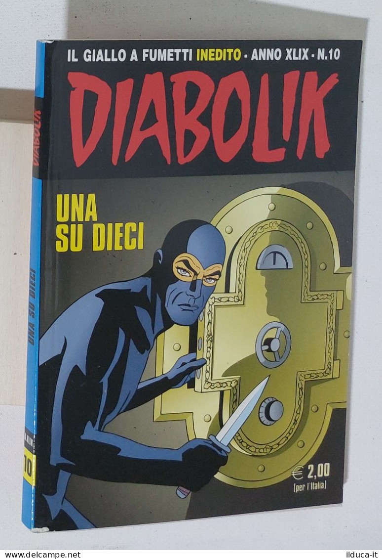 44118 DIABOLIK - A. XLIX Nr 10 - Una Su Dieci - Diabolik