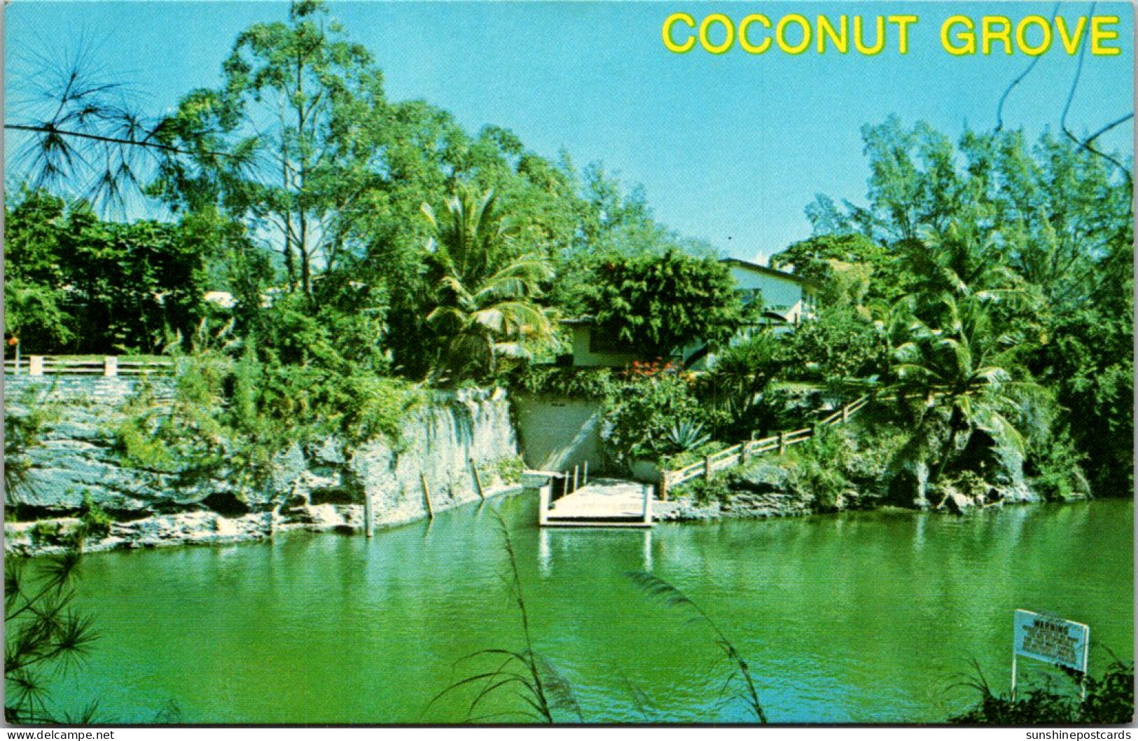 Florida Miami Coconut Grove Coral Gables Waterway - Miami