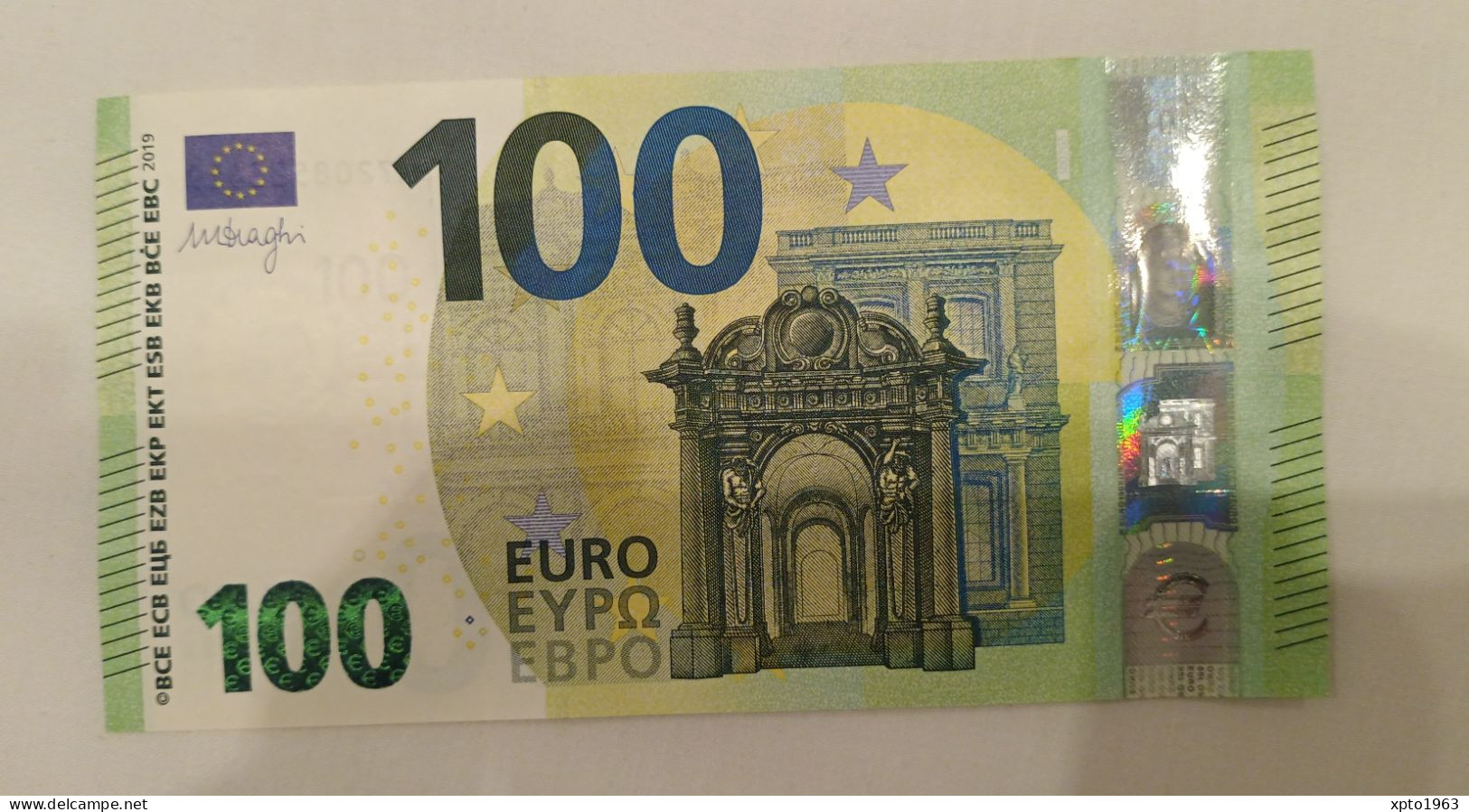 100 Euro ITALY - ITALIA S007 G5 - Serial Number SA7208586419 - UNC NEUF FDS - 100 Euro