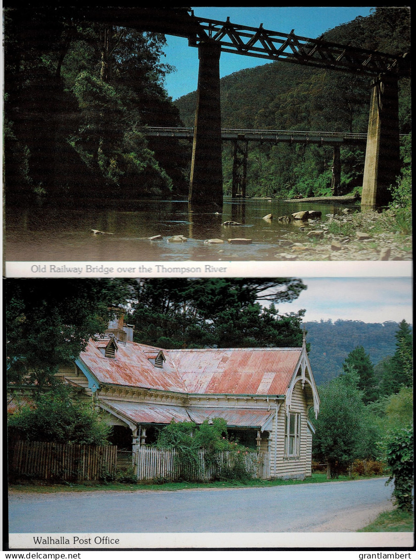 Walhalla, Victoria, Gold Mining Town - 13 View Folder - Andere & Zonder Classificatie