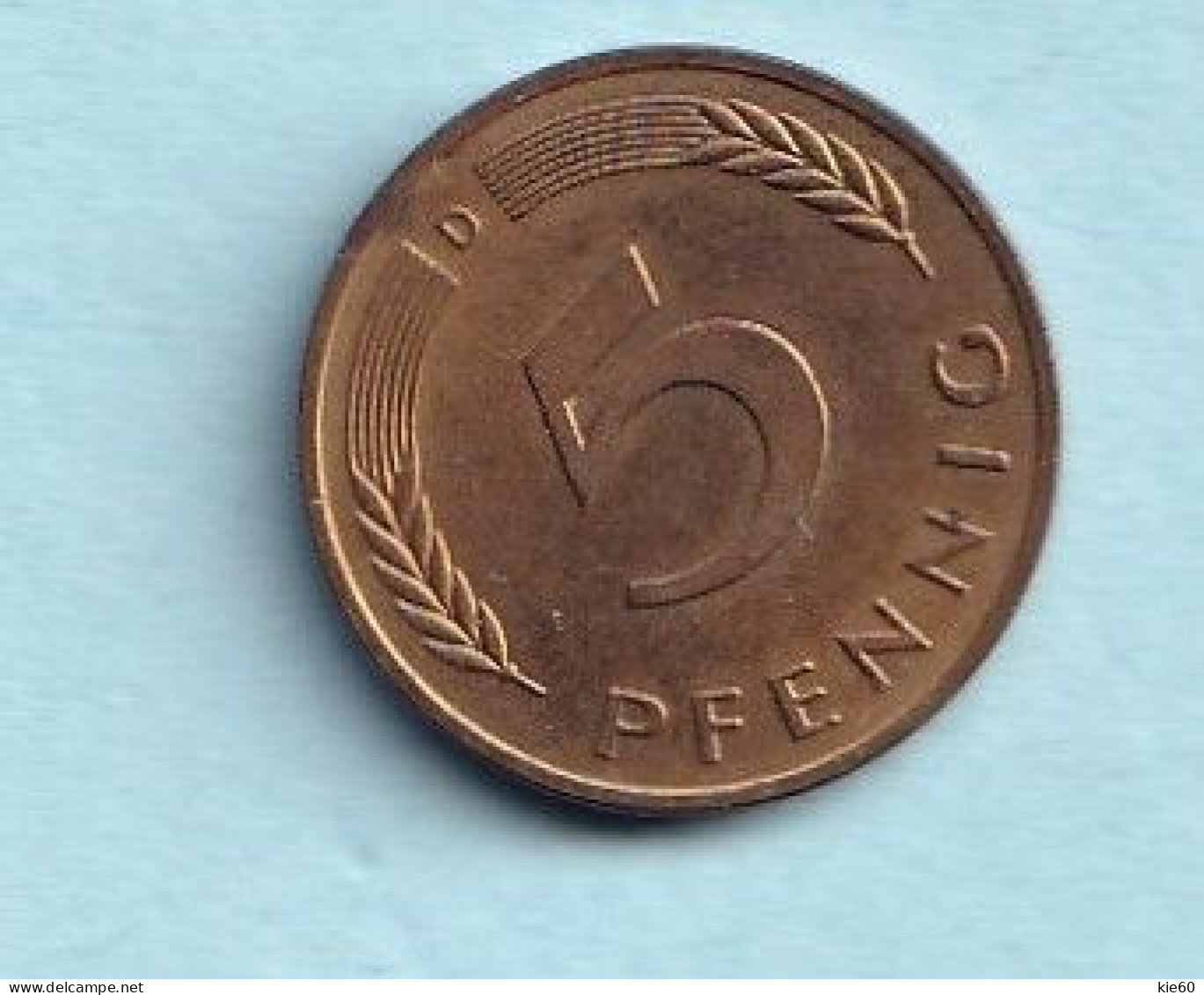 Germany  - 1989 - 5  Pfennig  D.. - KM108 - 5 Pfennig