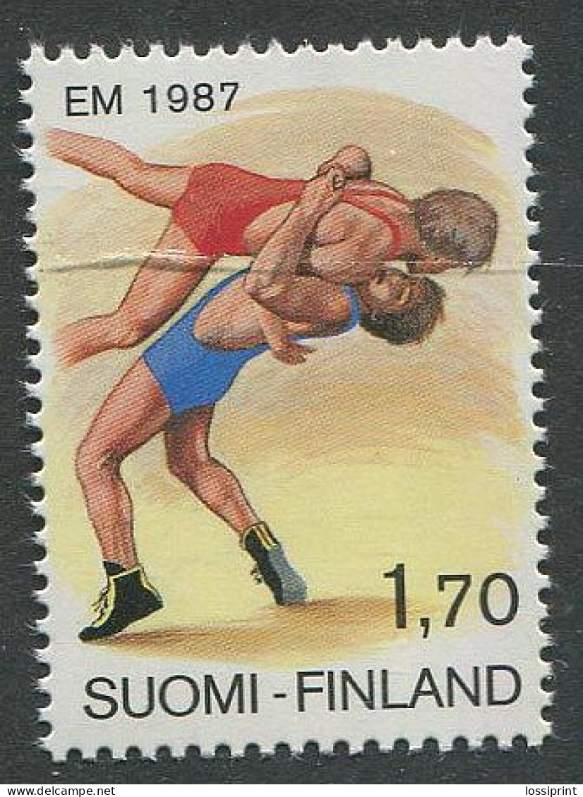 Finland:Unused Stamp Wrestling, EM 1987, MNH - Ringen