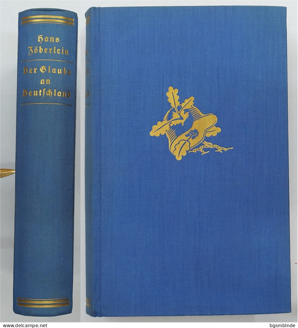 1935 - Hans Zöberlein - Der Glaube An Deutschland - / 890 S. - 13x19,5x3,8cm - 5. Zeit Der Weltkriege