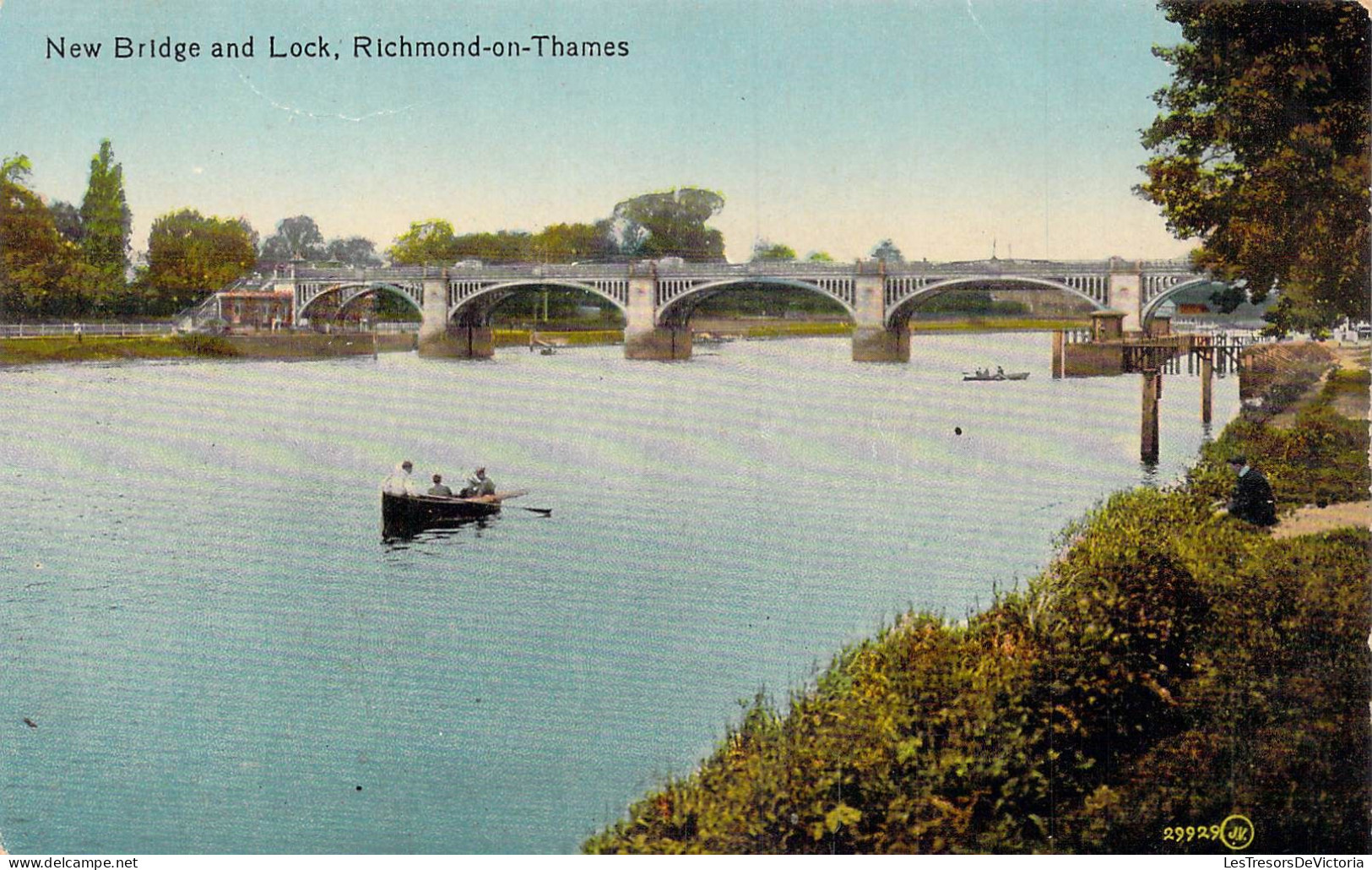 ANGLETERRE - Richmond-on-Thames - New Bridge And Lock - Carte Postale Ancienne - Other & Unclassified