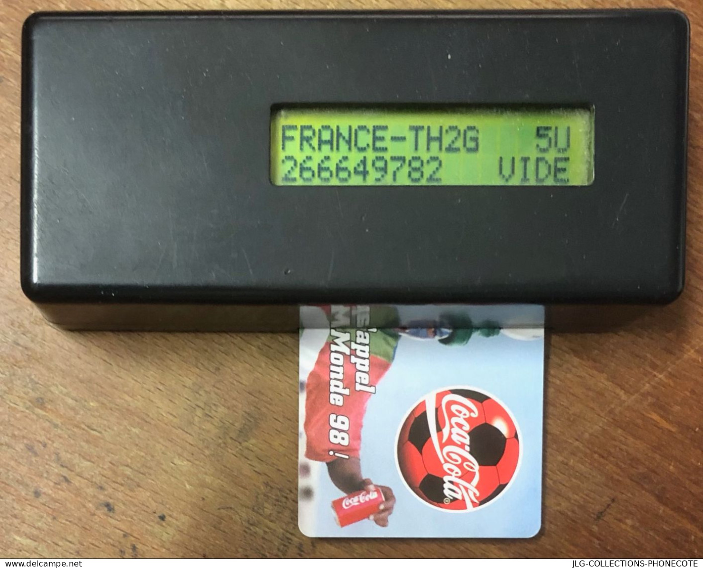 COCA COLA FOOTBALL FRANCE 98 RÉF TELECARTE 5U PHONECOTE En437 UT TELEFONKARTE SCHEDA TARJETA PHONE CARD PREPAYÉE CALLING - Levensmiddelen