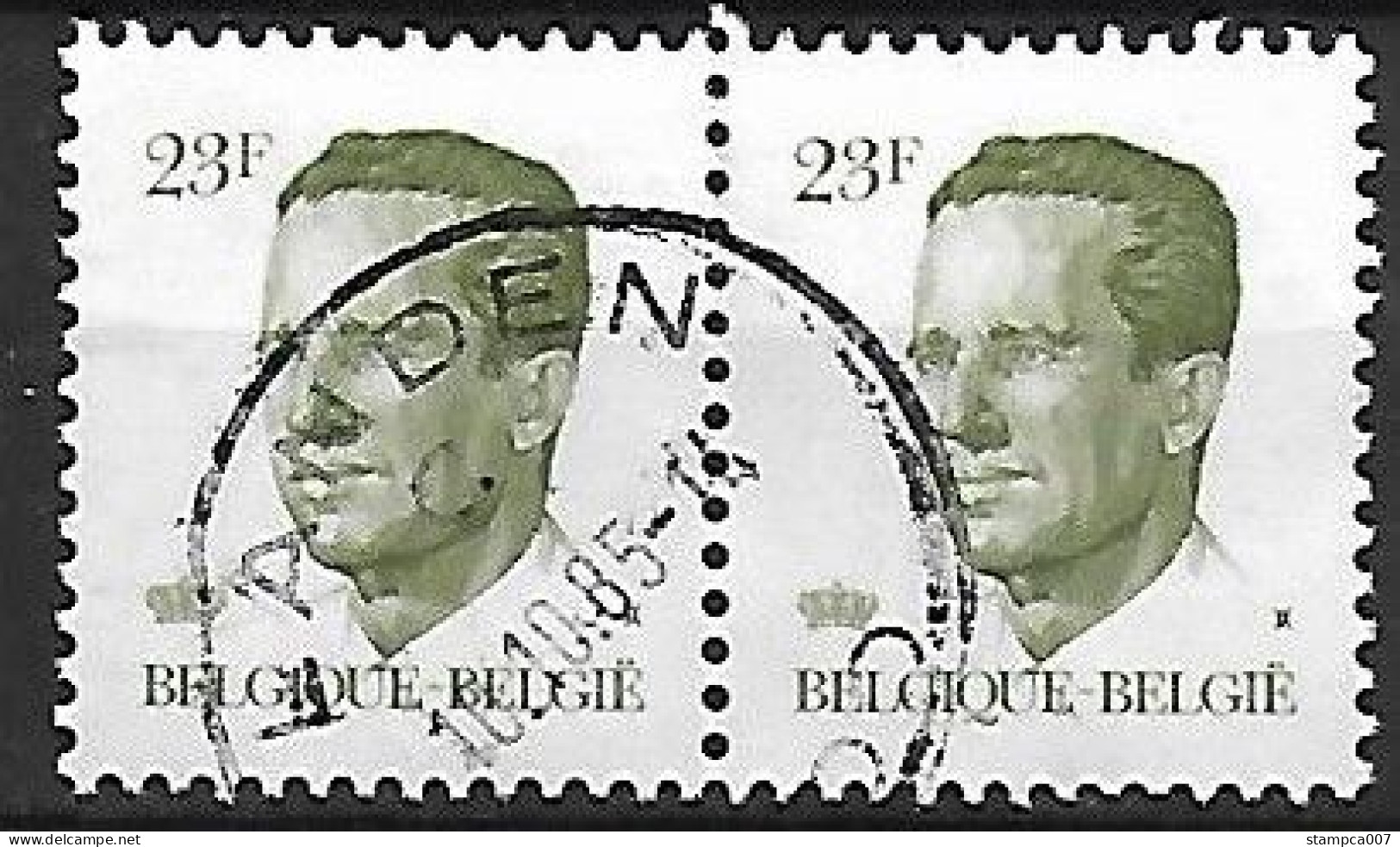 OCB Nr 2160 King Roi Koning Boudewijn Baudouin Velghe Centrale Stempel Landen - 1981-1990 Velghe