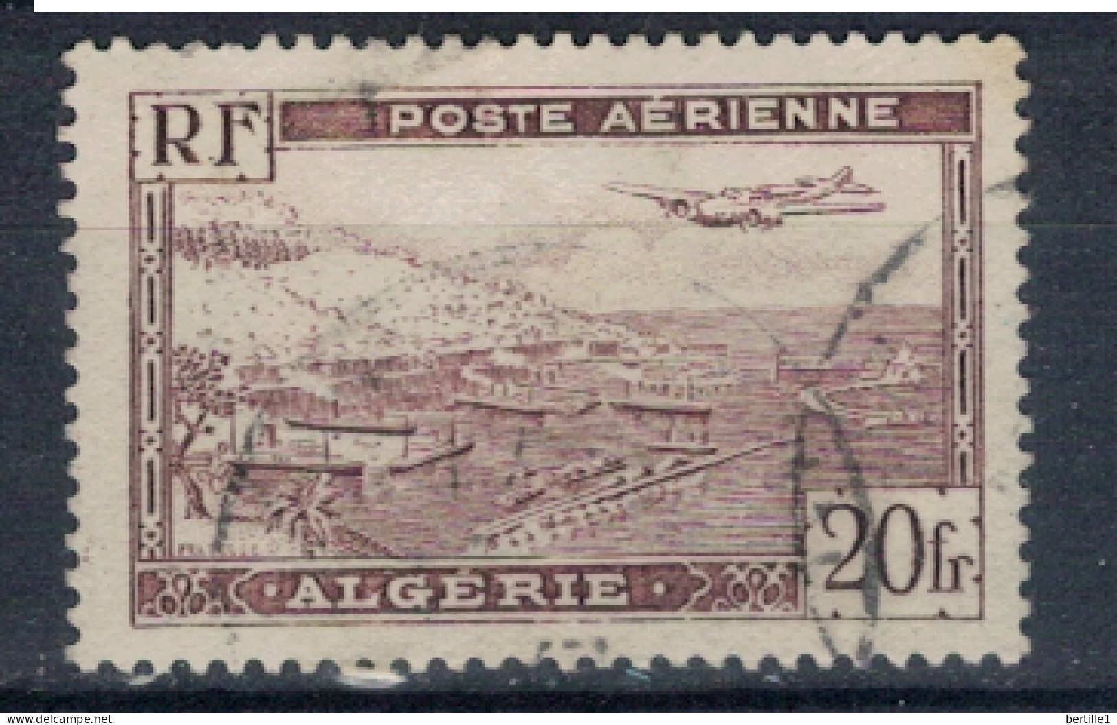 ALGERIE      N°  YVERT  PA 4  Oblitéré ( OB 11/46   ) - Luftpost