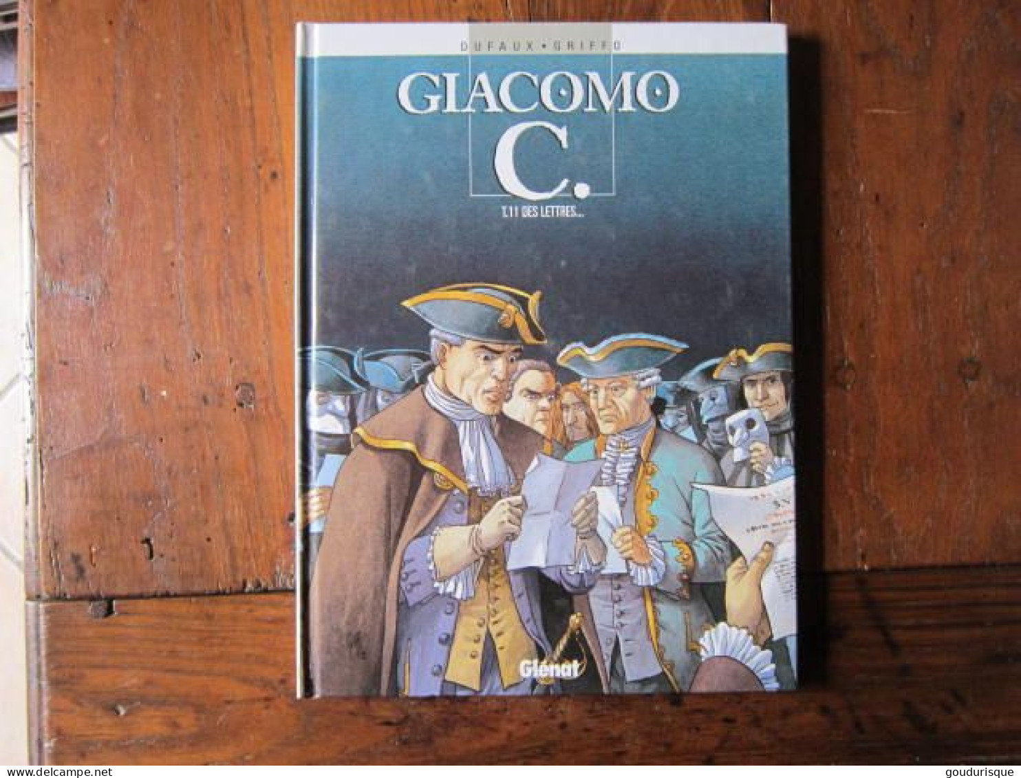 GIACOMO C T11 DES LETTRES....  DUFAUX  GRIFFO   GLENAT - Giacomo C.