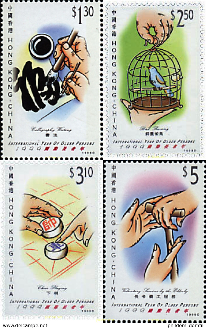 52592 MNH HONG KONG 1999 AÑO INTERNACIONAL DE LAS PERSONAS MAYORES - Collezioni & Lotti