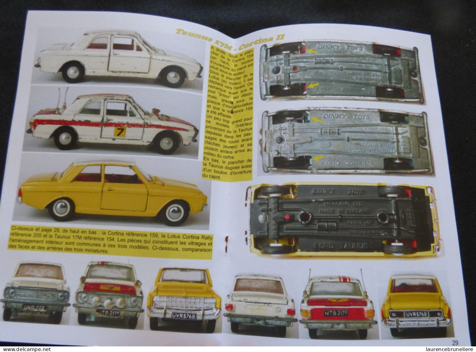 DINKY MAGAZINE  - JUILLET 2011 - CORTINA II - TAUNUS 17 M - N° 88