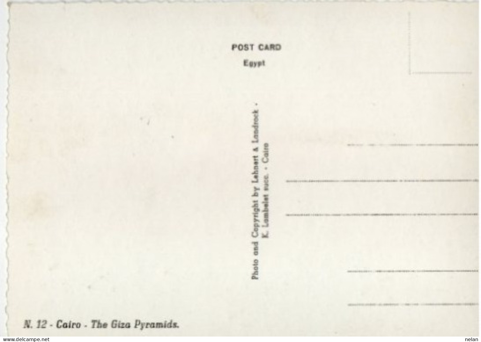 CAIRO - THE GIZA PYRAMIDS - F.G. - Pyramides