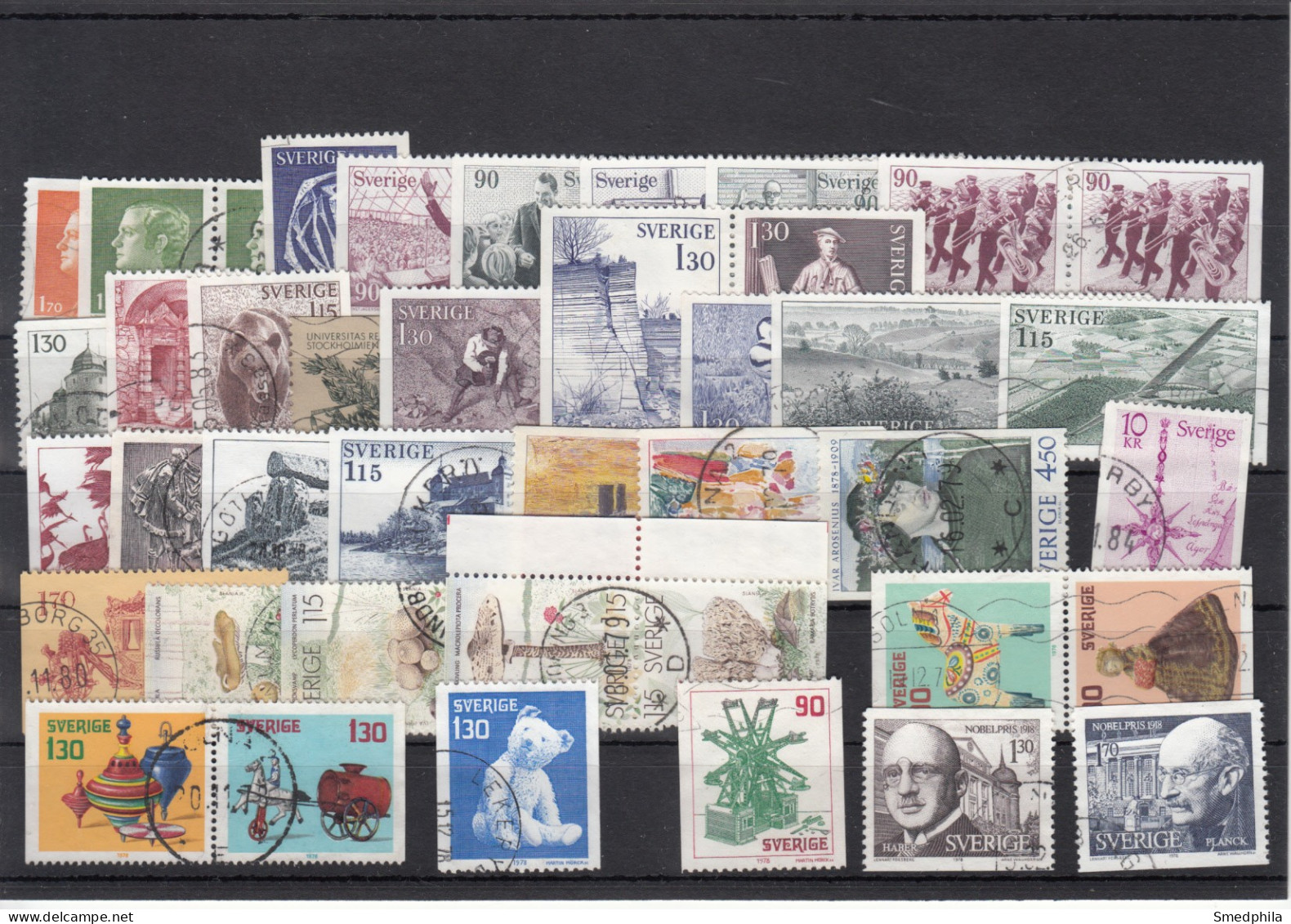 Sweden 1978 - Full Year Used - Années Complètes