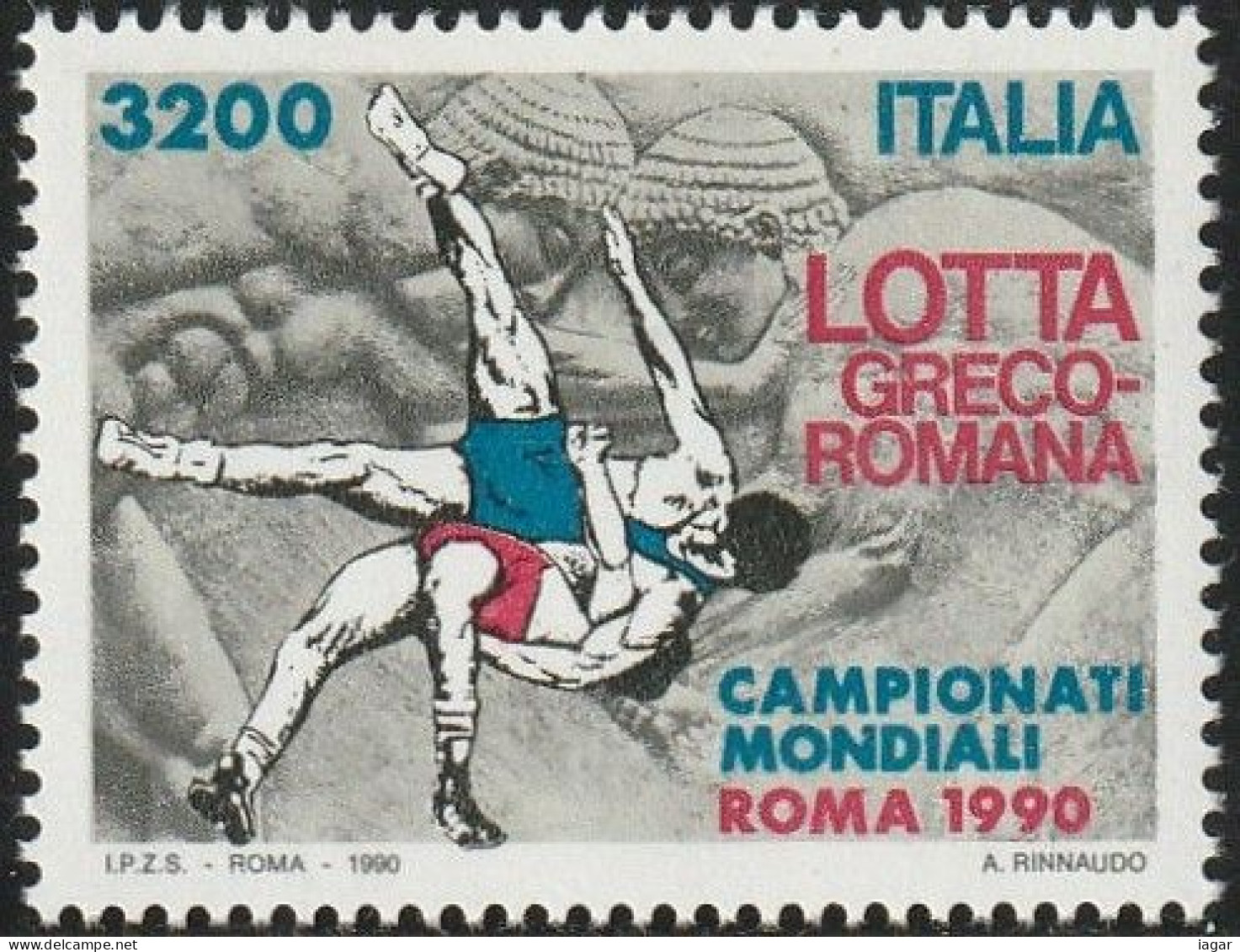 THEMATIC SPORT:  GRECO-ROMAN WRESTLING  - ITALY - Lotta