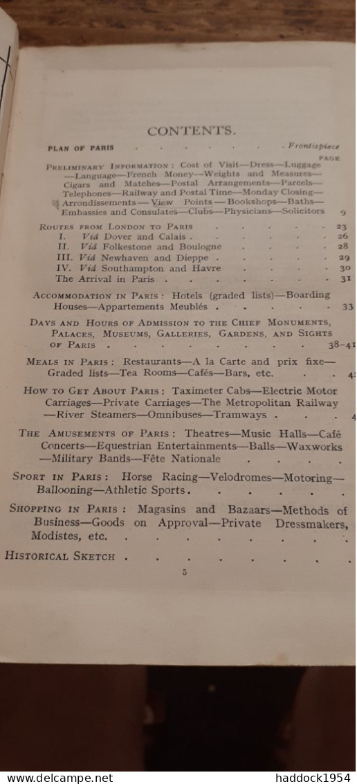 Guide To Paris And Its Environs WARD LOCK And Co 1910 - Europa