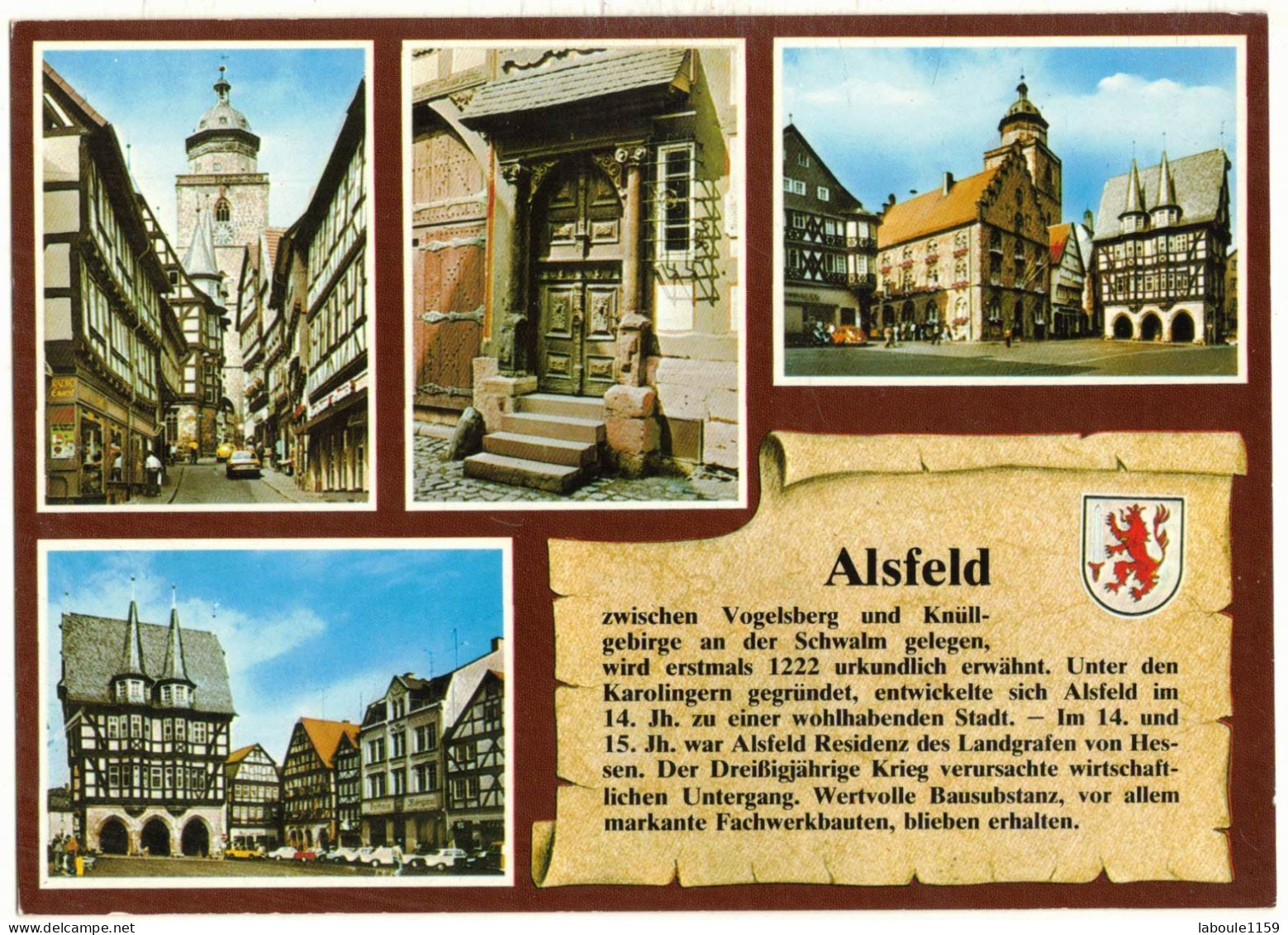 GERMANY ALLEMAGNE ALSFELD : SOUVENIR MULTIVUES - Alsfeld