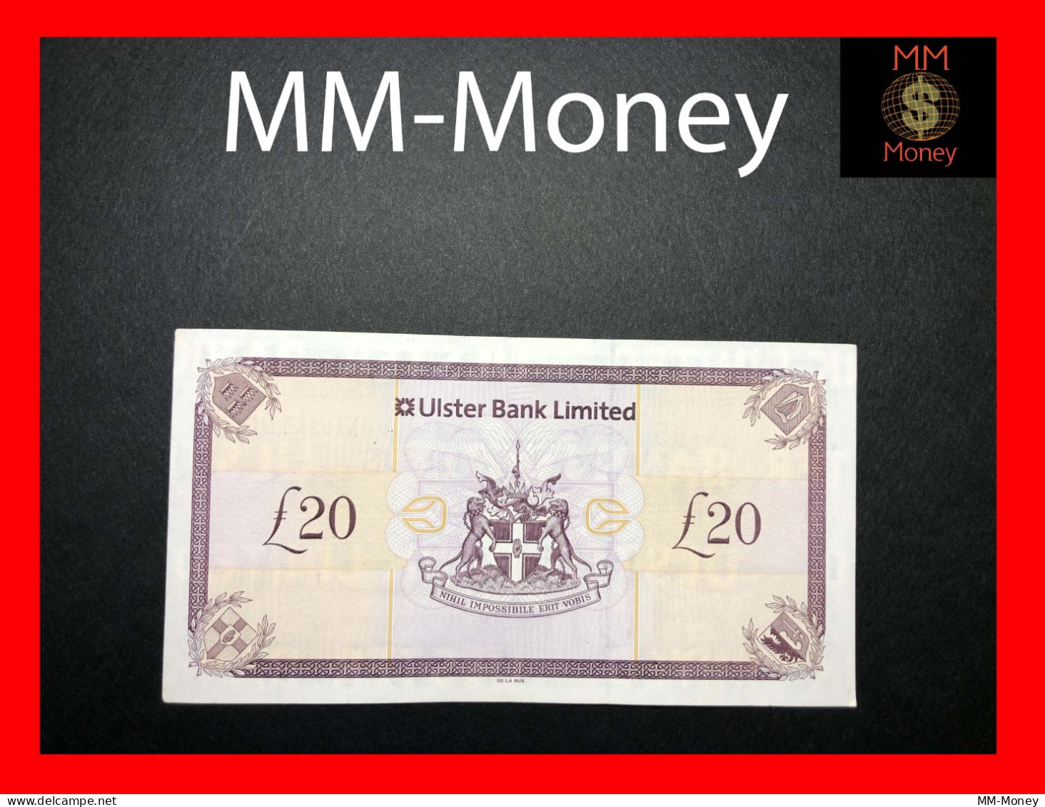 Northern Ireland  "Ulster Bank"   20 £ 1.1.2015   P.  342   XF - 20 Pounds
