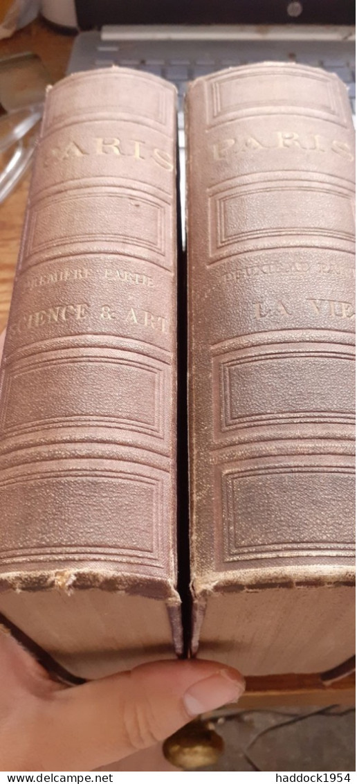 PARIS guide par les principaux écrivains et artistes de la FRANCE 2 tomes lacroix verboeckhoven et cie 1867