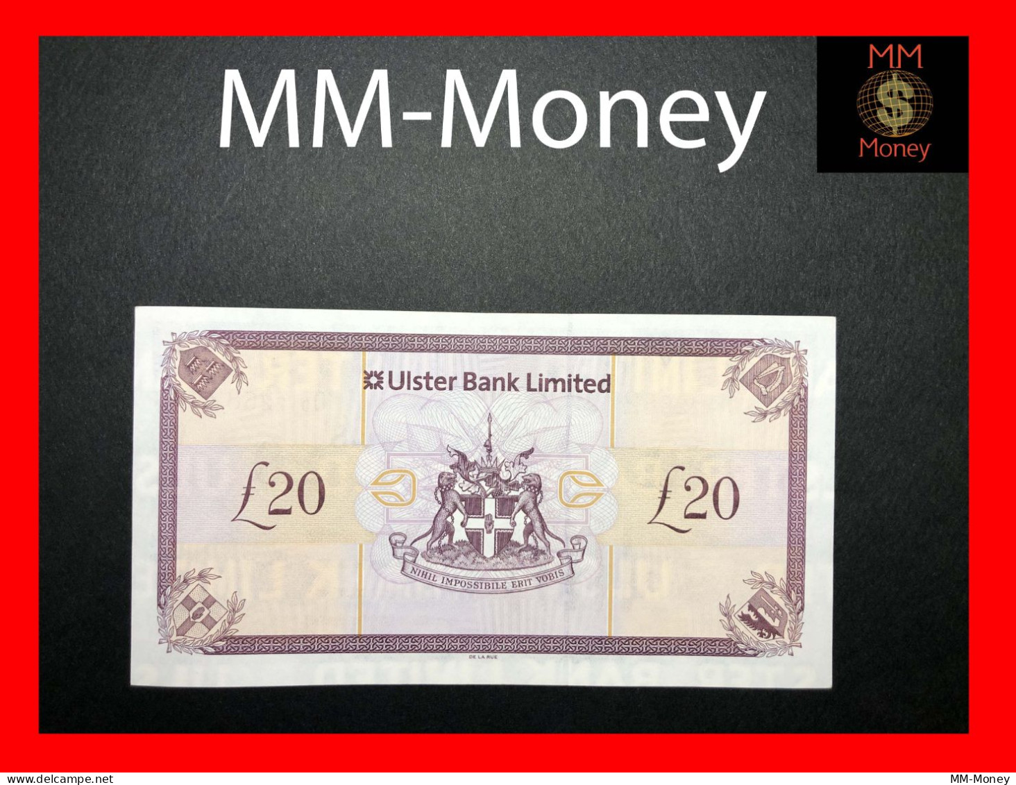Northern Ireland  "Ulster Bank"   20 £ 4.4.2017   P.  342   AU - 20 Pounds