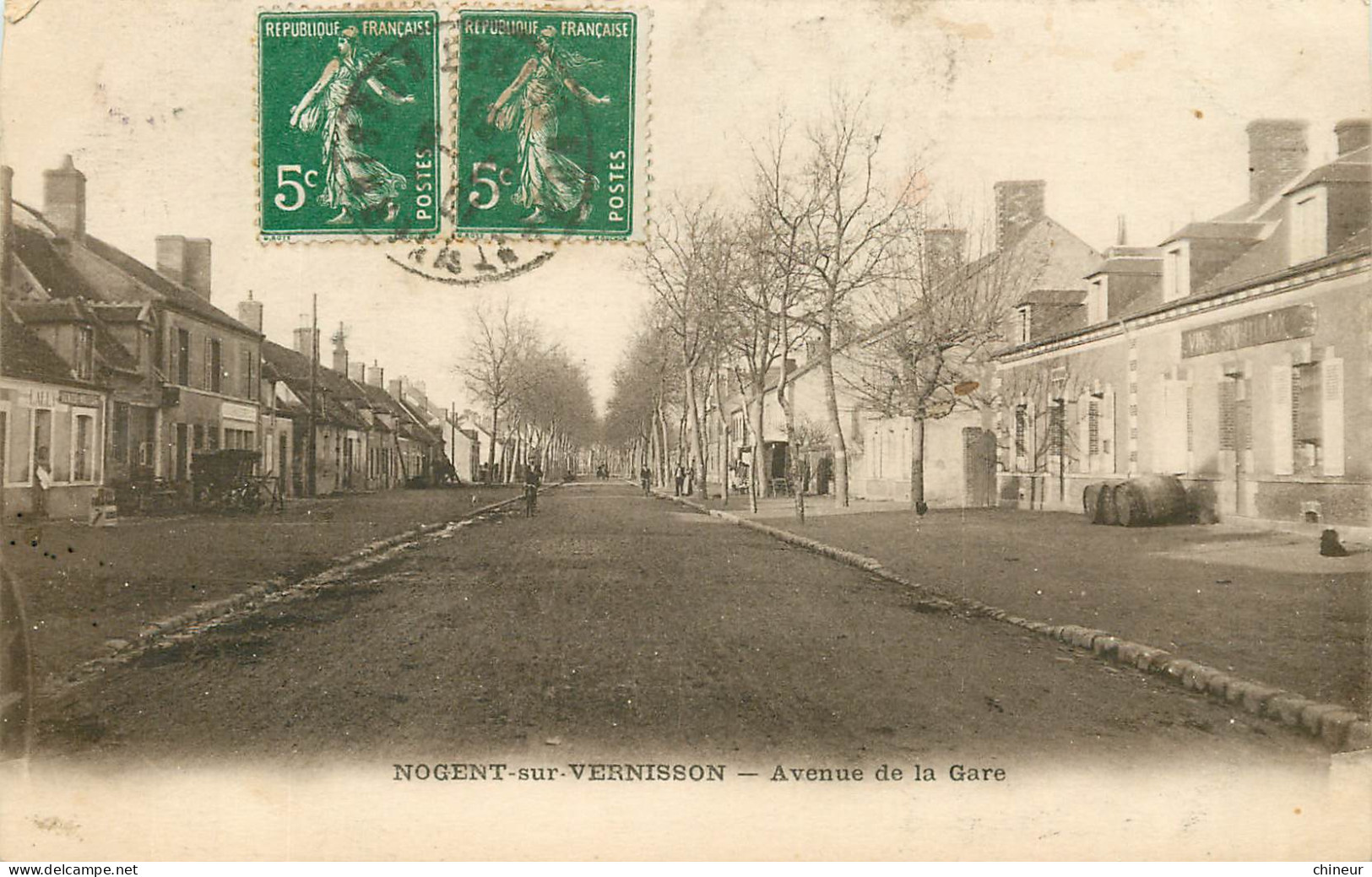 NOGENT SUR VERNISSON AVENUE DE LA GARE - Sonstige & Ohne Zuordnung