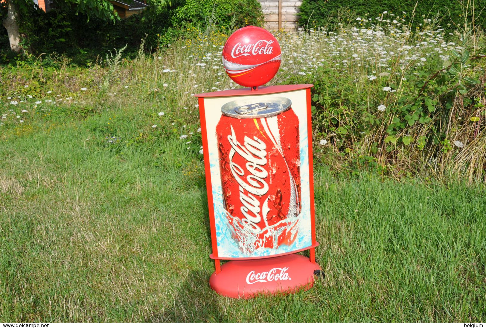 Enseigne Publicitaire De Trottoir Double Face Coca Cola - Insegne