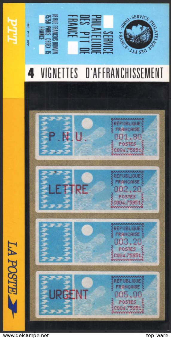France ATM Stamps C004.75951 Michel 6.17 Zd Series ZS2 MNH / Crouzet LSA Distributeurs Automatenmarken Frama Lisa - 1985 Papier « Carrier »