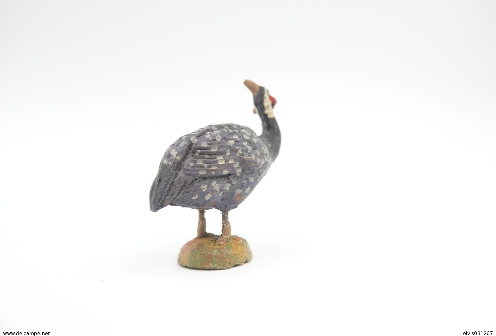 Elastolin, Lineol Hauser, Animals Guineafowl N°4086, Vintage Toy 1930's - Figurines