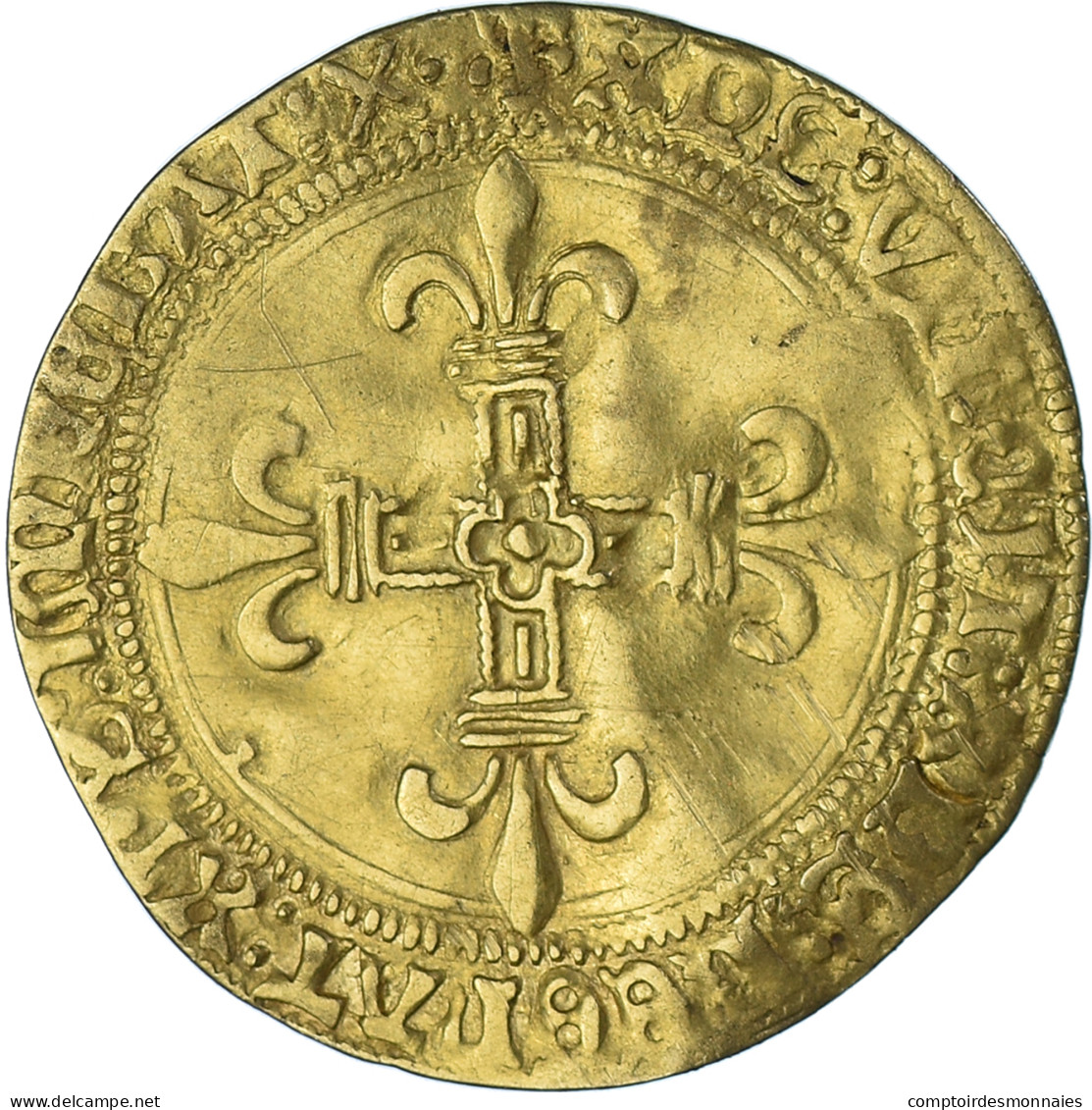 Monnaie, France, Louis XII, Ecu D'or, 1498, Villeneuve-lès-Avignon, TTB, Or - 1498-1515 Louis XII