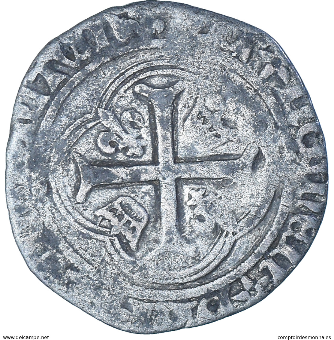 Monnaie, France, Louis XII, Blanc De Provence, Tarascon, TB+, Billon - 1498-1515 Louis XII Le Père Du Peuple