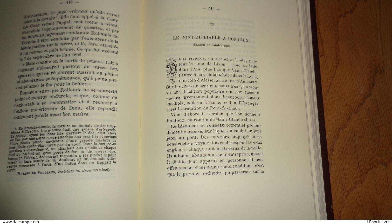 TRADITIONS POPULAIRES DE LA HAUTE SAÔNE ET DU JURA Régionalisme Légende Histoire Sorcière Diable