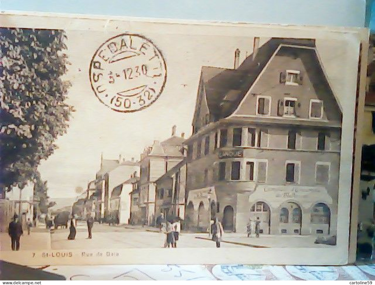 FRANCE  SAINT LOUIS ( 68 ) - Rue De Bale V1930 JM1857 - Saint Louis