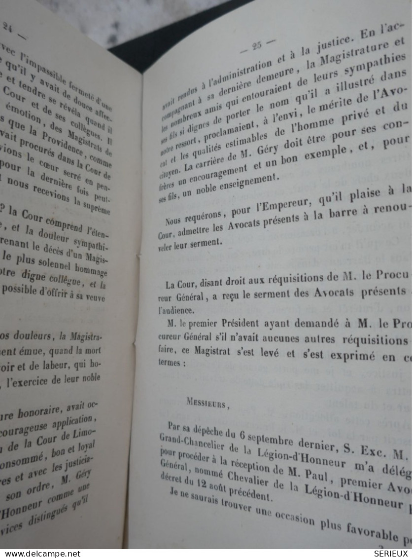 BY1  FRANCE SUR BULLETIN DISCOURS  CURIOSITé PAS COURANT 1860   ++BLOC NAPOLEON  5C .  ++++ - 1853-1860 Napoléon III.